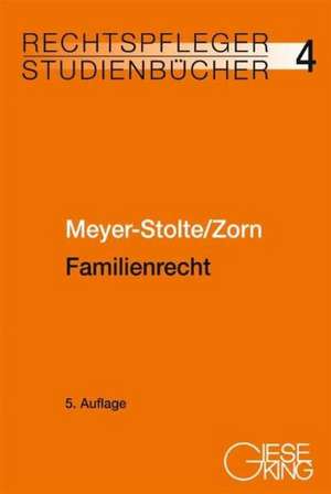 Familienrecht de Klaus Meyer-Stolte