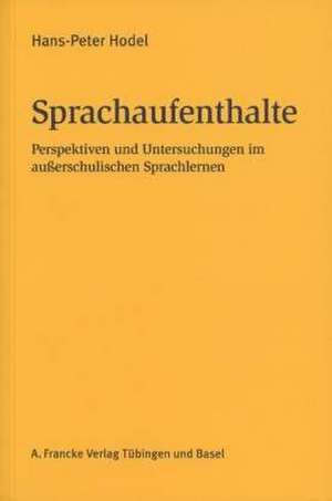 Sprachaufenthalte de Hans-Peter Hodel