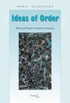 Ideas of Order de Boris Vejdovsky