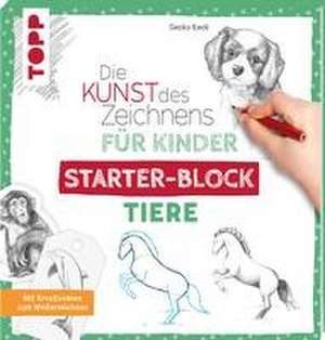 Die Kunst des Zeichnens für Kinder Starter-Block - Tiere de Gecko Keck