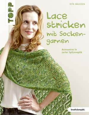 Lace stricken mit Sockengarnen de Rita Maaßen