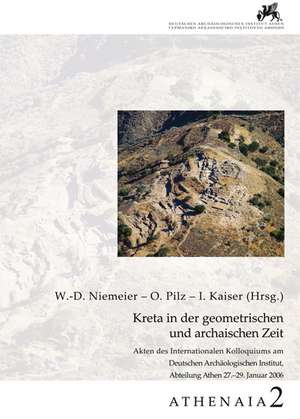 Kreta in der geometrischen Zeit de Wolf D. Niemeier