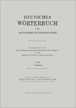 Grimm, Dt. Wörterbuch Neubearbeitung de Jacob Grimm