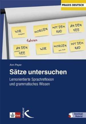 Sätze untersuchen de Ann Peyer