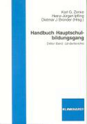 Handbuch Hauptschulbildung de Karl G Zenke