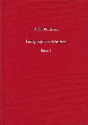 Pädagogische Schriften 1 de Adolf Reichwein