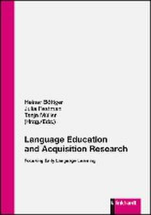 Language Education and Acquisition Research de Heiner Böttger