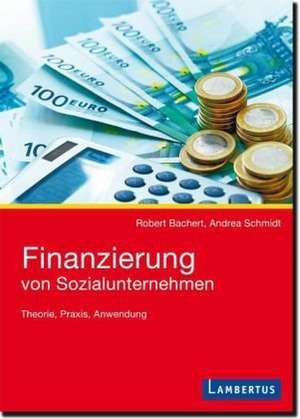 Finanzierung von Sozialunternehmen de Robert Bachert