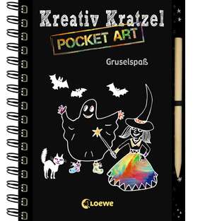 Kreativ-Kratzel Pocket Art: Gruselspaß de Bianca Schaalburg