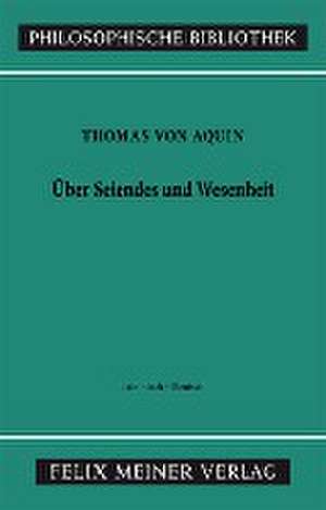 Über Seiendes und Wesenheit. De Ente et Essentia de Horst Seidl