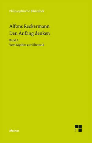 Den Anfang denken 1 de Alfons Reckermann