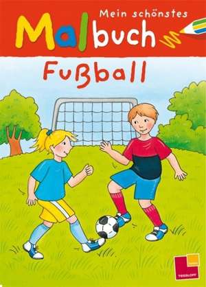 Mein schönstes Malbuch. Fußball de Corina Beurenmeister