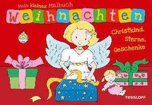 Mein kleines Malbuch Weihnachten. Christkind, Sterne, Geschenke de Sandra Schmidt