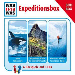 WAS IST WAS 3-CD-Hörspielbox "Expedition" de Manfred Baur