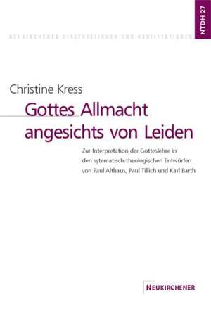 Kress, C: Gottes Allmacht de Christine Kress