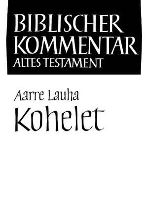 Kohelet de Aarre Lauha