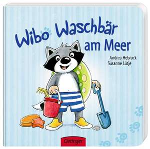 Wibo Waschbär am Meer de Susanne Lütje