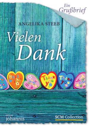 Ein Grußbrief - Vielen Dank! - 5 Stück de Angelika Steeb