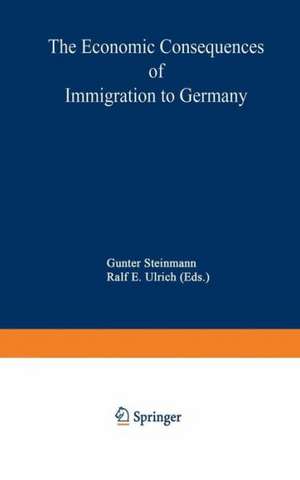 The Economic Consequences of Immigration to Germany de Gunter Steinmann