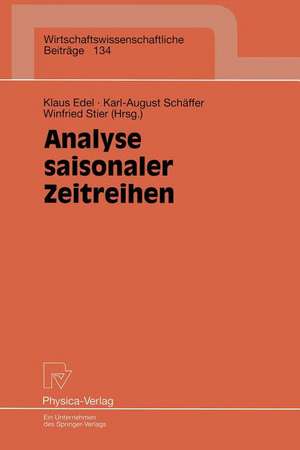 Analyse saisonaler Zeitreihen de Klaus Edel