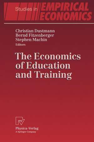 The Economics of Education and Training de Christian Dustmann