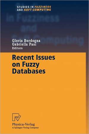 Recent Issues on Fuzzy Databases de Gloria Bordogna