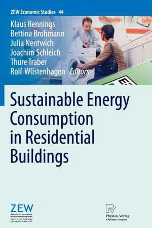 Sustainable Energy Consumption in Residential Buildings de Klaus Rennings