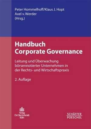 Handbuch Corporate Governance de Peter Hommelhoff