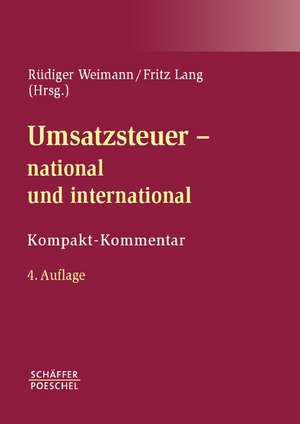 Umsatzsteuer  national und international de Rüdiger Weimann