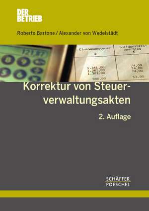 Korrektur von Steuerverwaltungsakten de Roberto Bartone