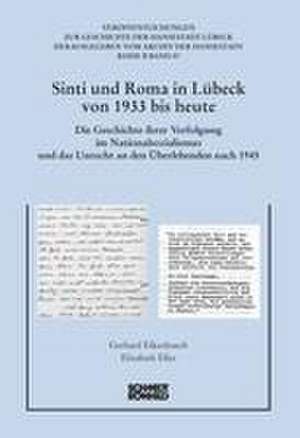 Sinti und Roma in Lübeck von 1933 bis heute de Gerhard Eikenbusch