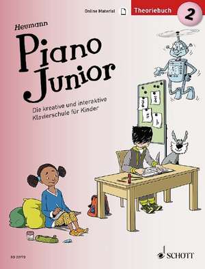 Piano Junior: Theoriebuch 2 de Hans-Günter Heumann