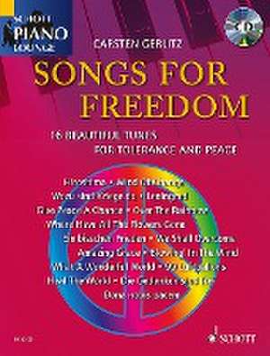 Songs For Freedom. Klavier. Ausgabe mit CD