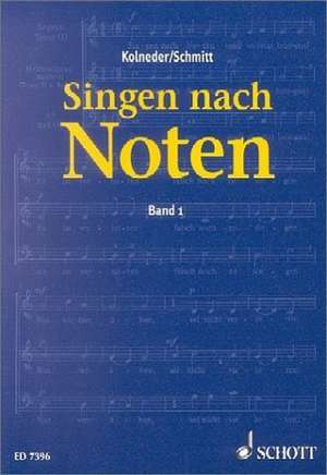 Singen nach Noten de Walter Kolneder