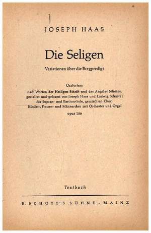 Die Seligen de Joseph Haas