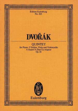 Quintet A-Dur de Antonin Dvorak