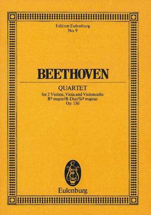 Streichquartett B-Dur de Ludwig van Beethoven