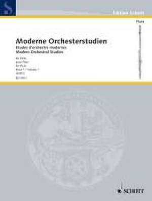 Moderne Orchesterstudien für Flöte de Karlheinz Zöller