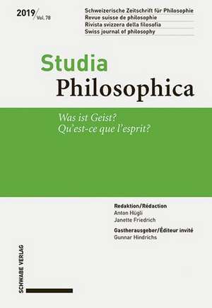 Was ist Geist? / Qu'est-ce que l'esprit? de Gunnar Hindrichs