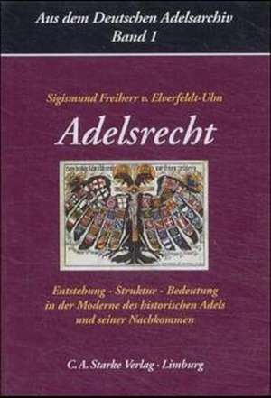 Adelsrecht de Sigismund von Elverfeldt-Ulm