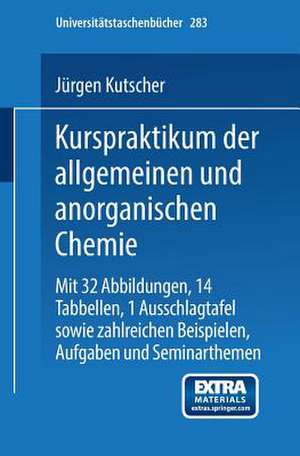 Kurspraktikum der allgemeinen und anorganischen Chemie de Armin Schneider