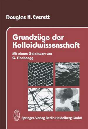 Grundzüge der Kolloidwissenschaft de Douglas H. Everett