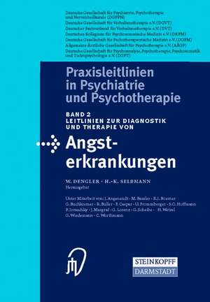 Leitlinien zur Diagnostik und Therapie von Angsterkrankungen de M. Angenendt