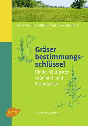 Gräserbestimmungsschlüssel de Ernst Klapp