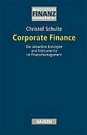 Corporate Finance de Christof Schulte