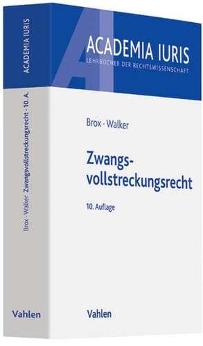 Zwangsvollstreckungsrecht de Hans Brox