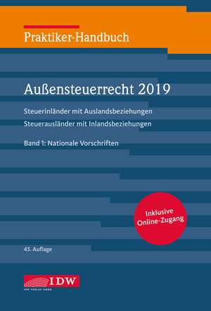 Praktiker-Hb. Außensteuerrecht 2019. 2 Bände de Wilhelm Friedrich Rehrmann