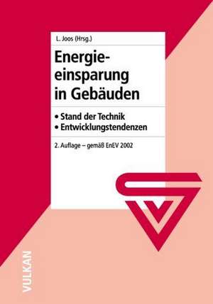 Energieeinsparung in Gebäuden de Lajos Joos