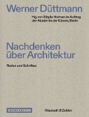 Nachdenken über Architektur de Sibylle Hoiman