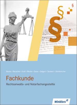 Rechtsanwalts- und Notarfachangestellte. Schülerbuch. Fachkunde de Petra Besier